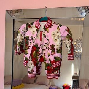 Dolce & Gabbana Pink Floral Kids Matching Set